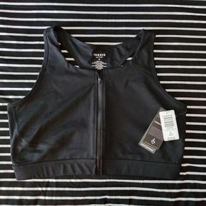 Torrid zip front sports bra size 2X